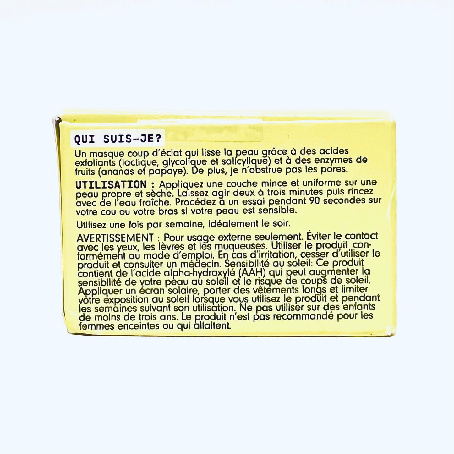 Doctor’s Visit Instant resurfacing face mask - Versed