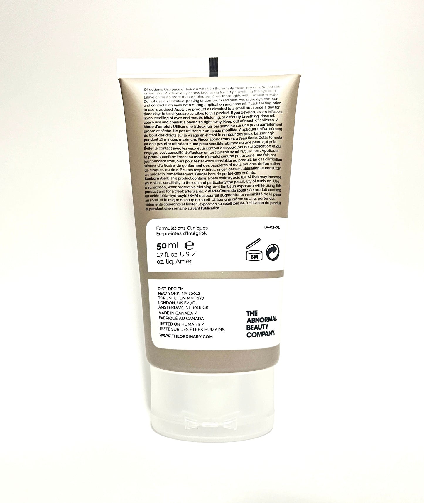 The Ordinary - Salicylic Acid 2% Masque 50ml