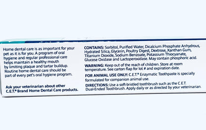 C.E.T Enzymatic toothpaste for pets